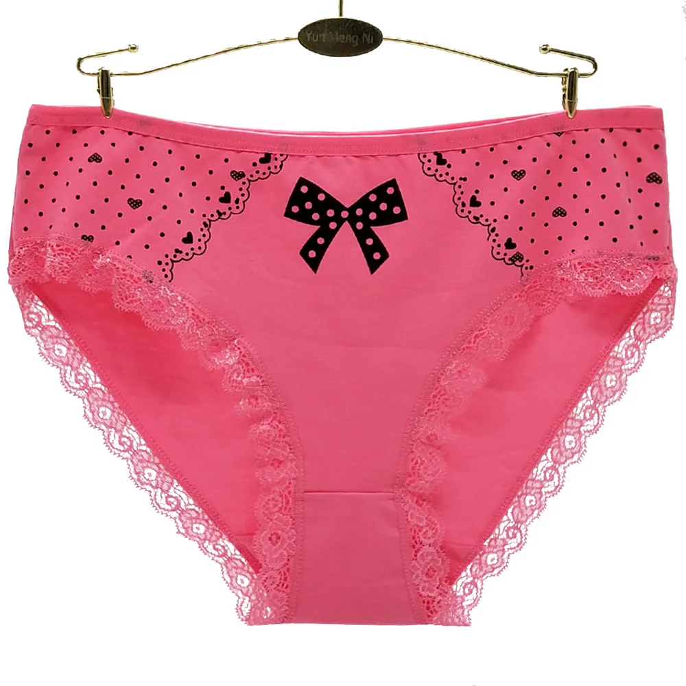 Wholesale Big Size Momy Size Lace Cotton Underwear Women 2XL XXXL 4XL Sizes For Young Momy Fat Lady