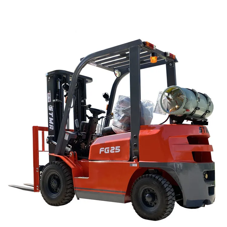 STMA brand gasoline forklift fg25 2.5tonne gas forklift truck with Nissan K21 engine