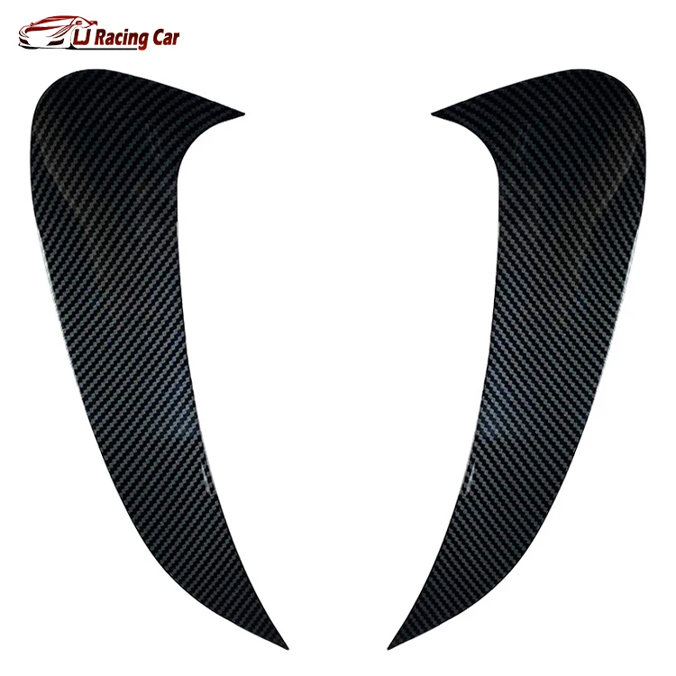 Rear Bumper Flag AMG Car Trim Tail Wind Knife Sticker Cover For Mercedes-Benz C Class W206 C200 C260 C300 2022+