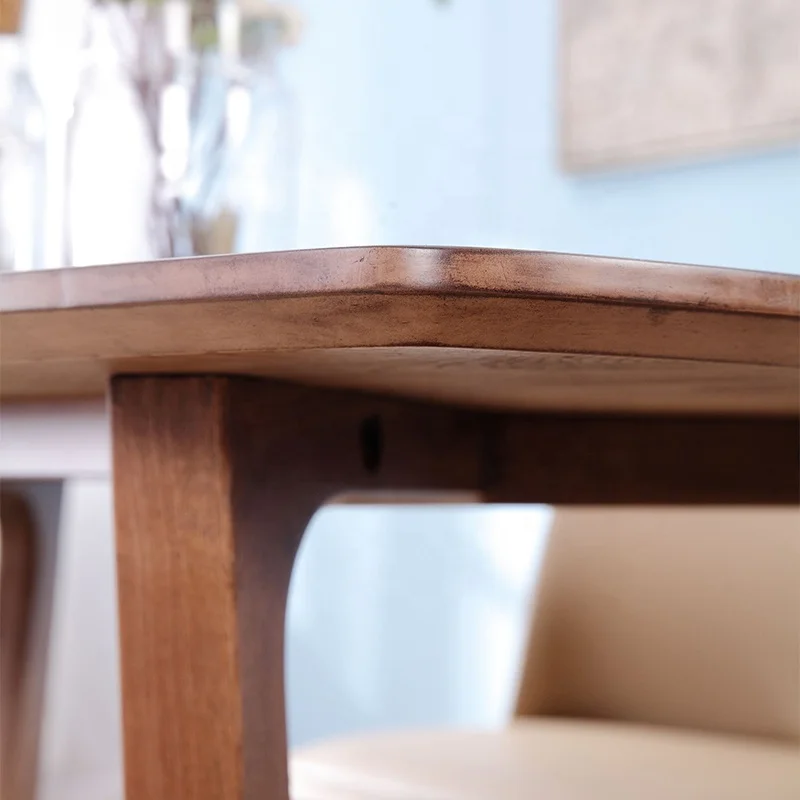 Modern Wooden Dining Room Furniture Restaurant Dinette And Hotel Table And Chair Set