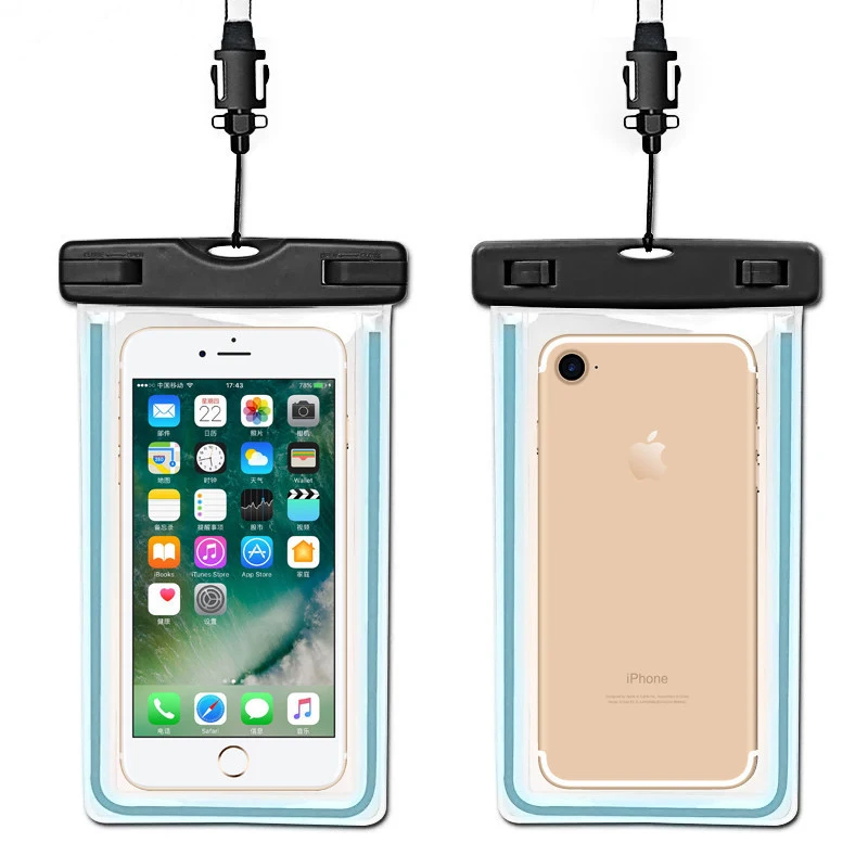 Universal Waterproof Mobile Phone Case For Phone Clear Pvc Sealed Underwater Cell Swimming Pouch Cover Custom Waterproof Bag