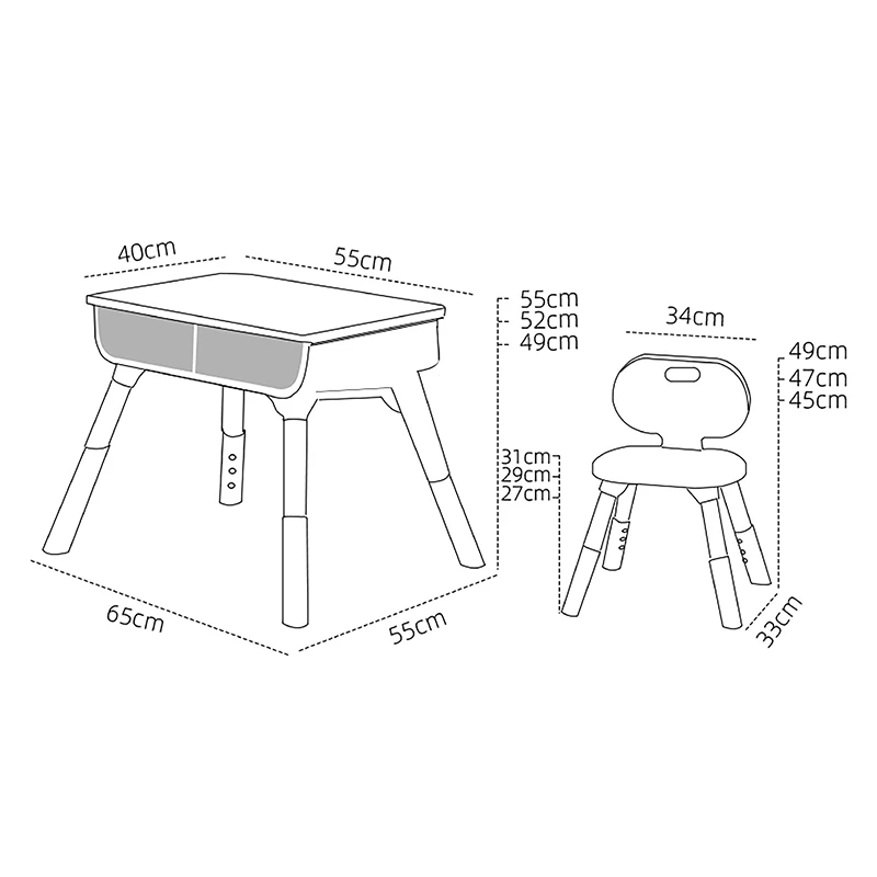 Hot Sale Preschool Daycare Nursery Furniture Set Wood Kids Study Table Chairs Dining Toddler Figure Desk for Kids Party