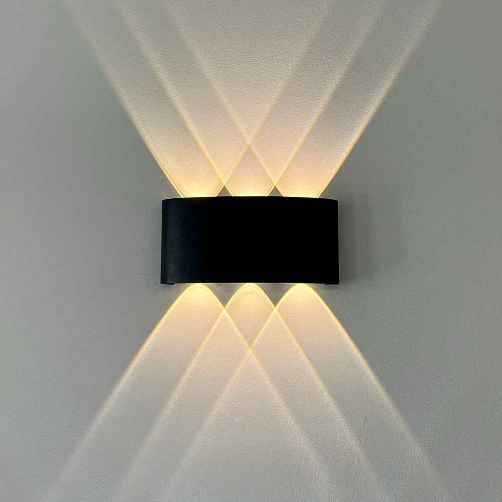 Hotel Corridor 2 Head Wall Lamp Garden Telescope Molding Lamp Led Waterproof Living Room Bedroom Wall Lights
