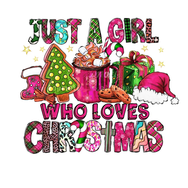 Дешевая цена рождественские трафаретной печати Dtf-трансферы готовые к