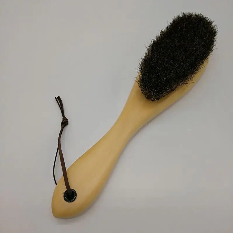 
Factory price magic wooden handle horse hair suit coat clothes brush 