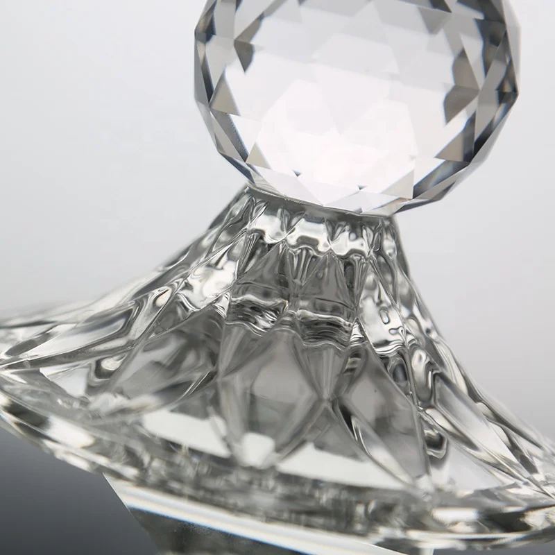 Good quality crystal aroma burner Arabic style handhold glass censer for home decor