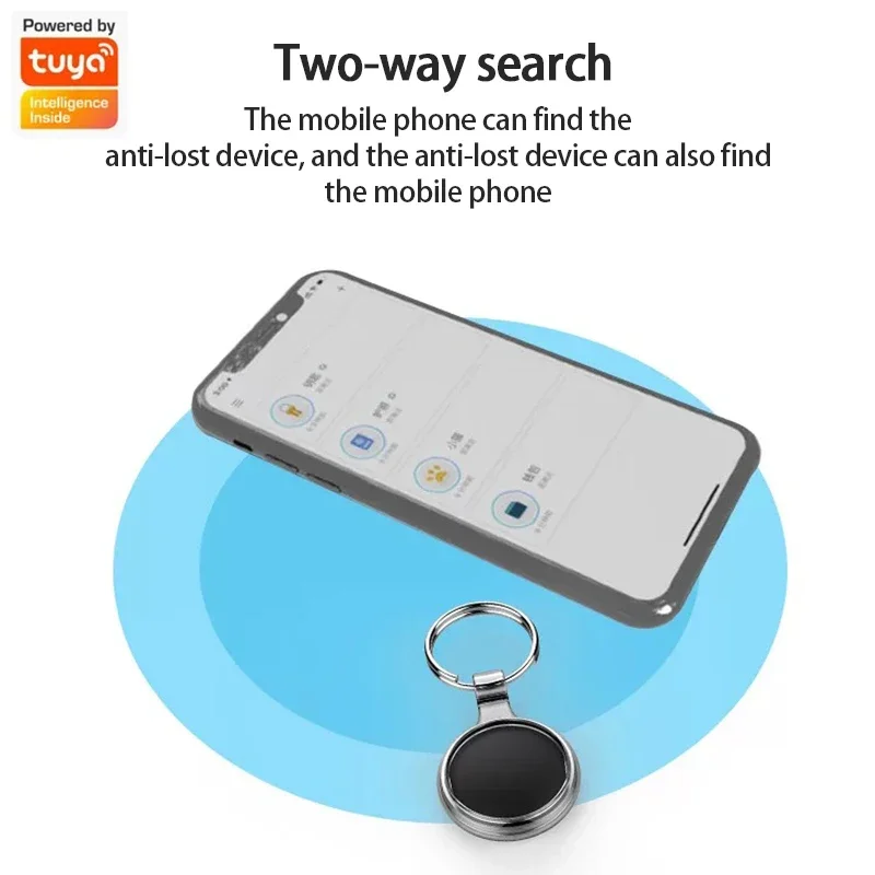 Tuya Anti-lost Tracker Wireless Bluetooth Smart GPS Location Child Bag Finder Alexa