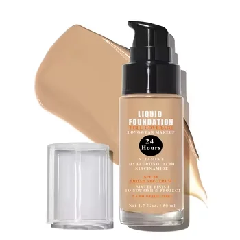 Smooth Brighten Liquid Foundation Face Makeup tinted moisturizer Concealer BB Cream SPF 38 Longwear Full Coverage Matte Finish