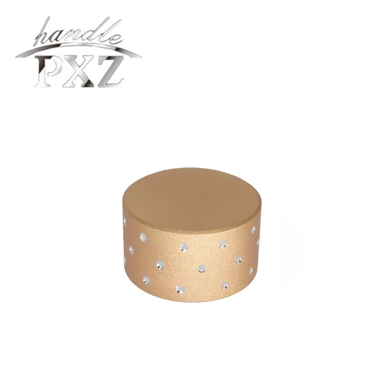 Chrome knob surface burner knob aluminum alloy gold control knob