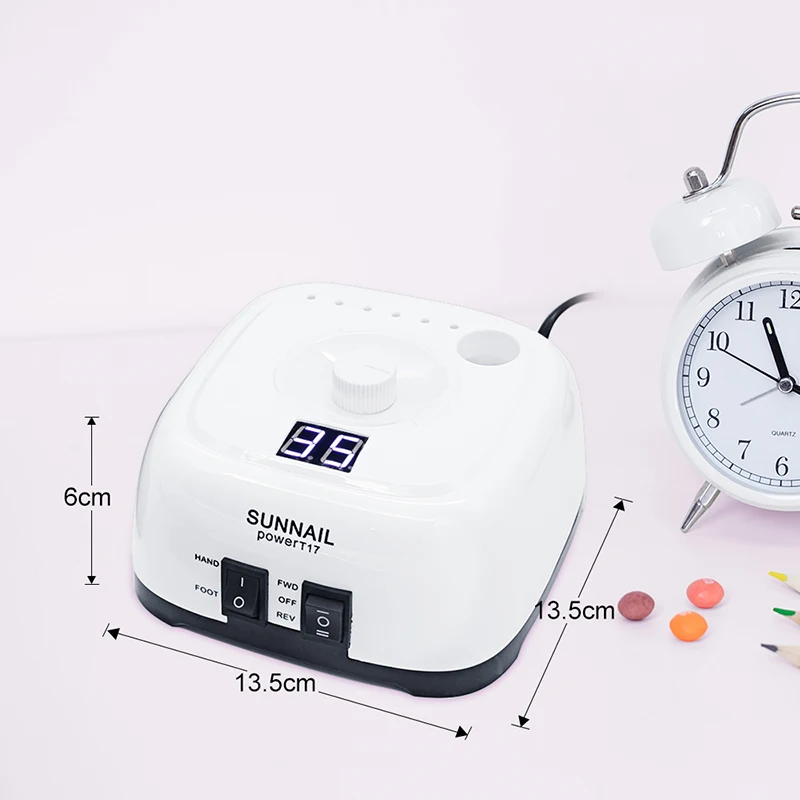 Nailgirls Pro 35000rpm Nail Drill Polishing Machine 60W Electric Nail File E-File Rechargeable Salon Manicure Nail Art Accessory