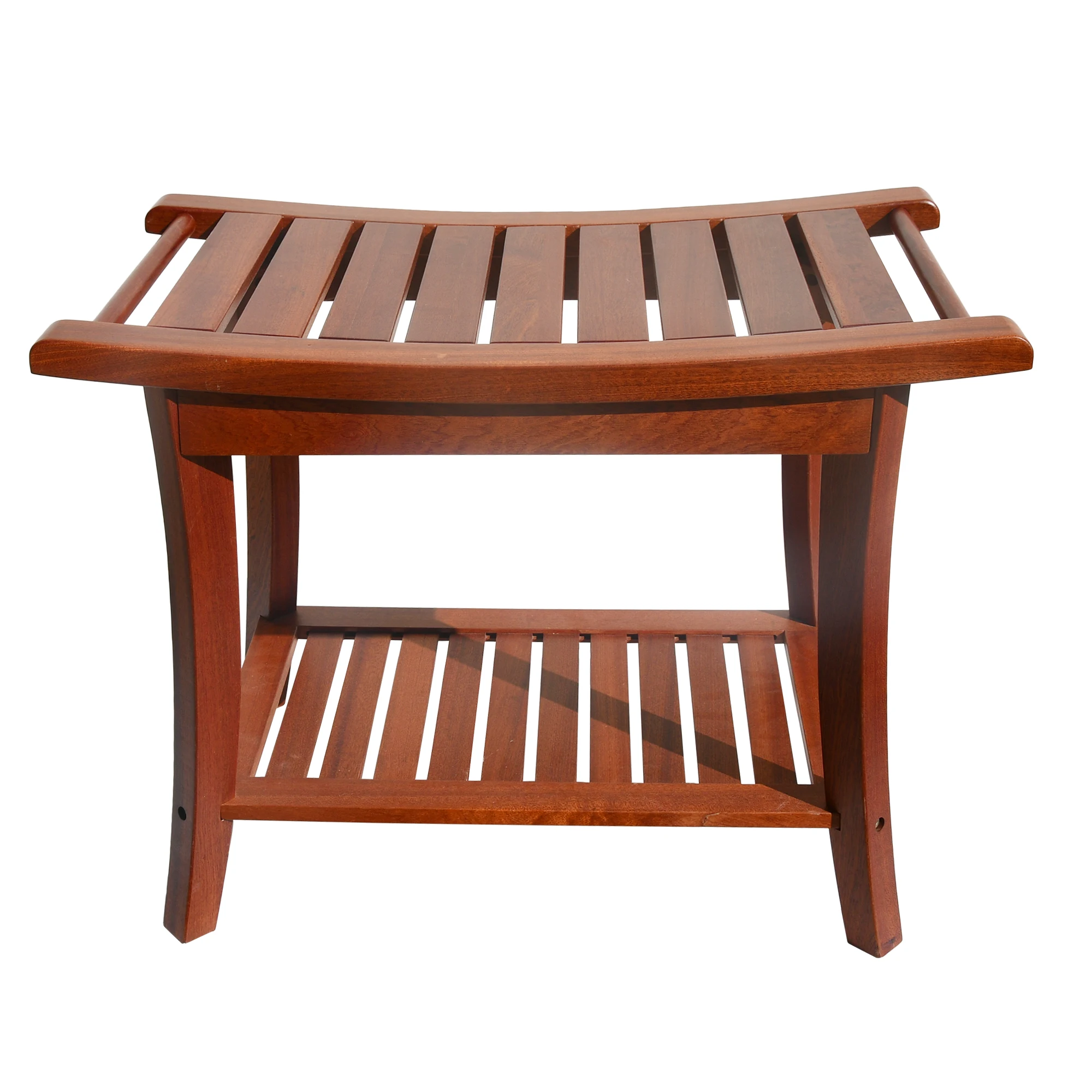 Wood Shower Bench Seat Stool Foot Rest Shaving Stool Storage Shelf Perfect For Indoor Or Outdoor