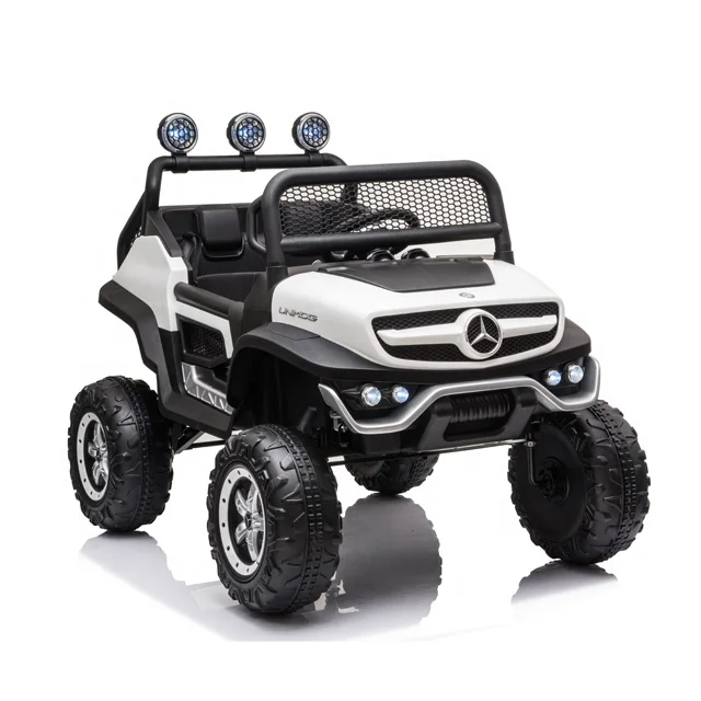 Licensed Unimog Mini Power Wheel UTV Kids Ride On Car 12V Battery Operated Kids Electric Car Toy With Searching Lights