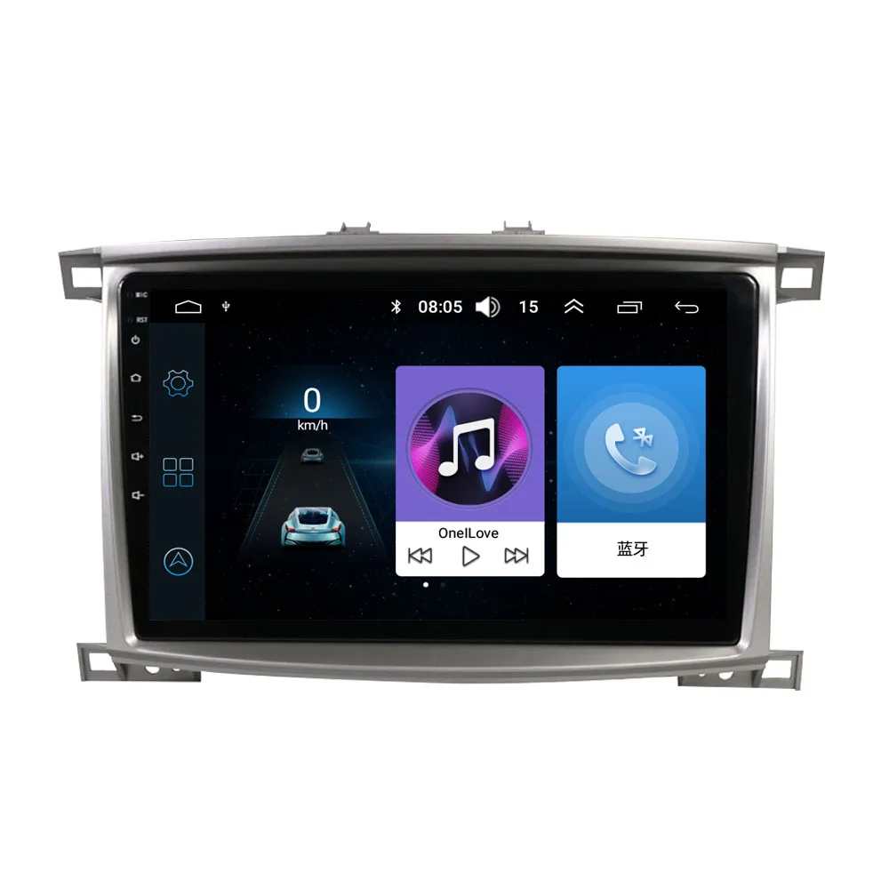 android10 Car multimedia player for Toyota Land cruiser 100 200 VXR car radio GPS navigation stereo LC100 for Lexus LX470 05-07