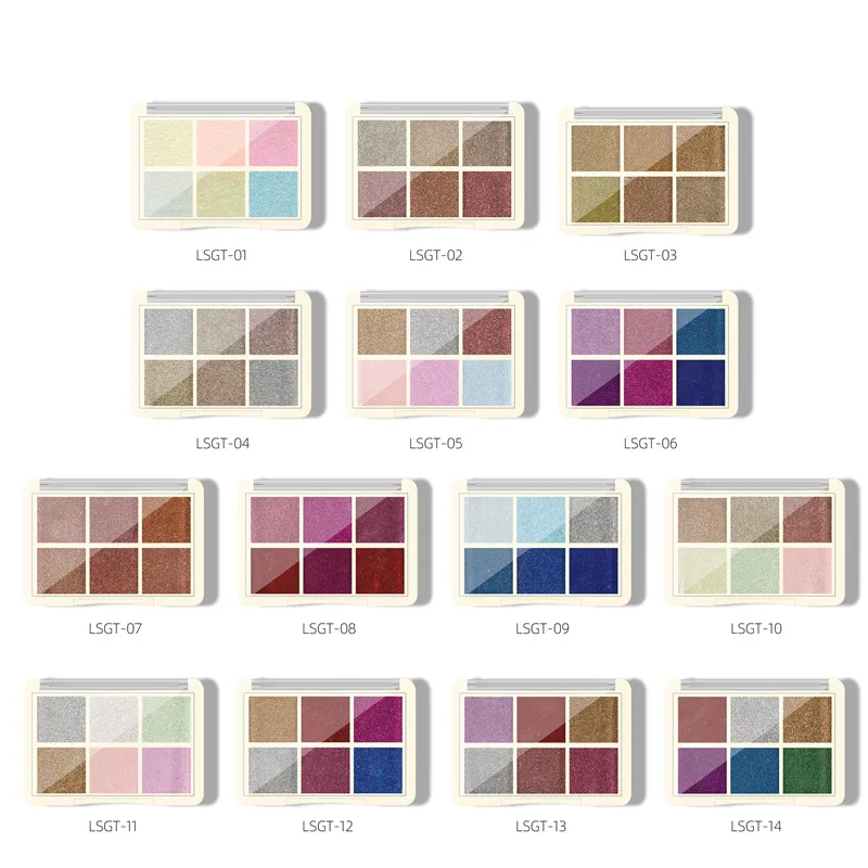 Hot Sale 6 Colors nail art chrome solid magic mirror Laser titanium glitter powder