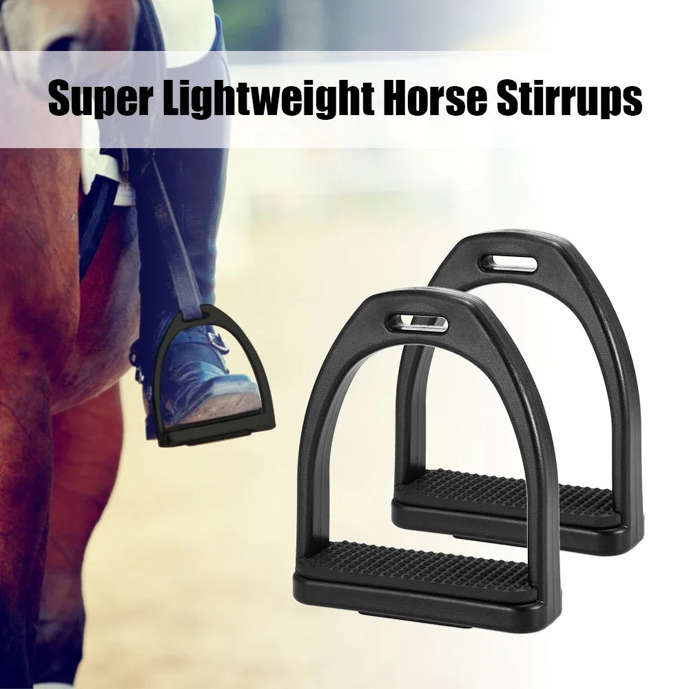 Horse Riding Stirrups Plastic Horse Saddle Anti-skid Horse Pedal Super Lightweight Equestrian Safety Equipment