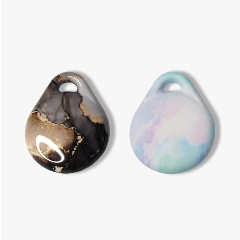 Kingsub Sublimation Airtag Case Cute Blank Shockproof Protective White Sublimation Airtag Case