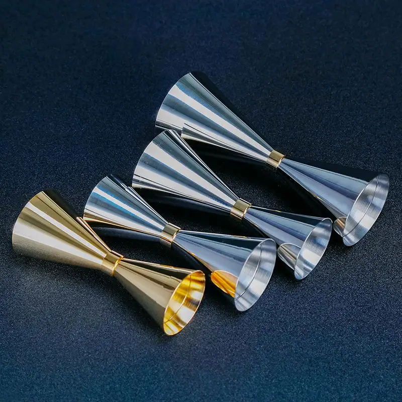 30/45ml Stainless Steel Slim Double Jigger cocktail Jigger measure tool