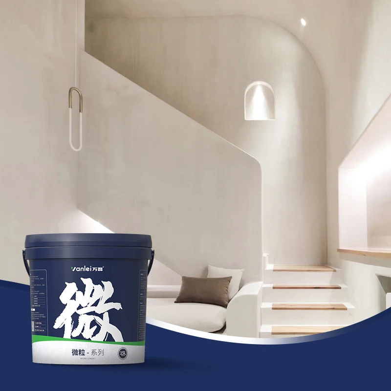 Wanlei Foshan Microcement Paint Factory Direct Supply Cost Effective Microcement Resin Coating Building