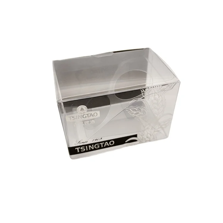 
New Arrivals Mini Packaging Boxes Plastic Clear PVC PET PP Beer Gift Box Unique Packaging 