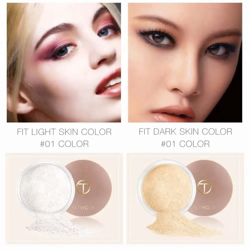 O.TWO.O Face Powder Makeup 2 Colors Whitening Loose Powder