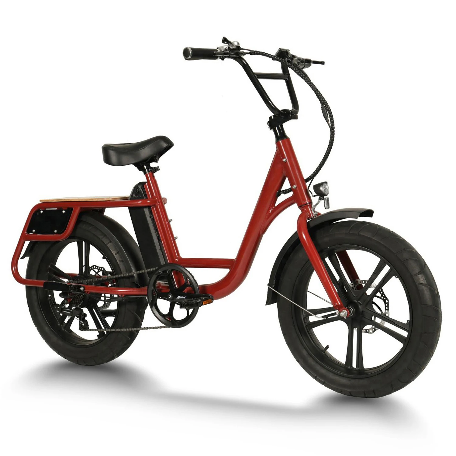 GreenPedel 20 inch 2 wheel cargo ebike electric bicycle 500w fat tire electric bike from china