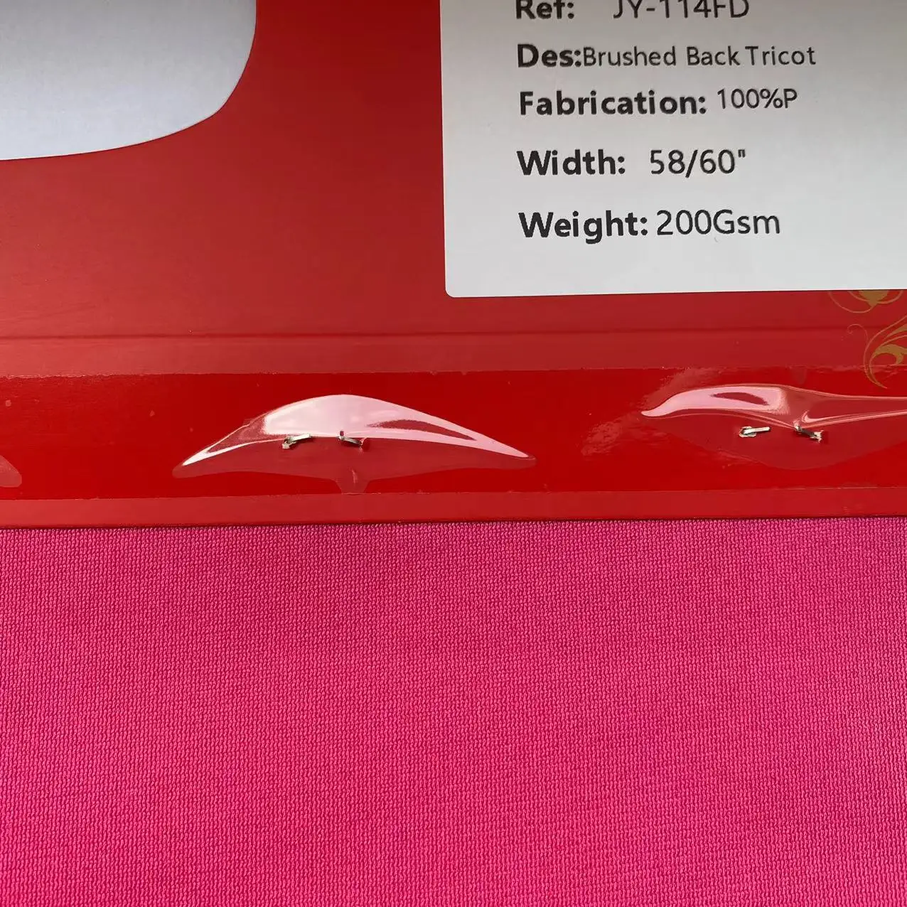 100% Polyester Superpoly Knitting Soft Hand Touch Tricot Brushed Fabric