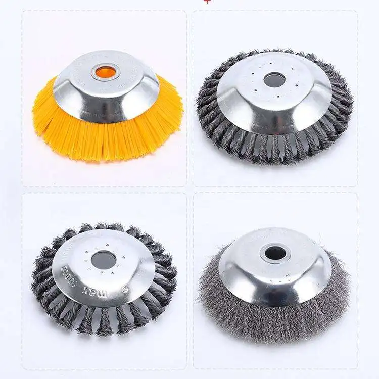 Grass Trimmer Weeding Head Steel Wire Wheel Trimmer Head For Brush Cutter