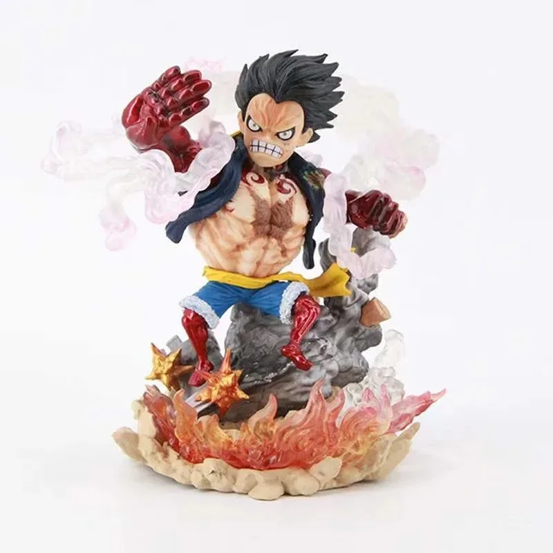 14cm anime one piece G5 Ape King Gun Fourth Gear monkey D luffy action figure PVC model toy for gifts