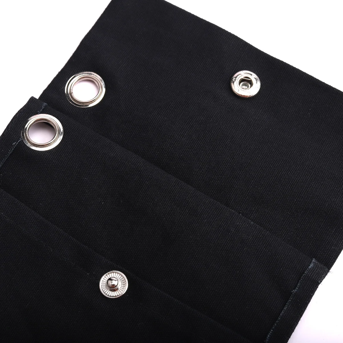 Reusable Black 8oz Canvas Envelope Photo Frame Perfume Packing Gift Bag Custom Logo Printed Organic Envelope Cotton Dust Pouch