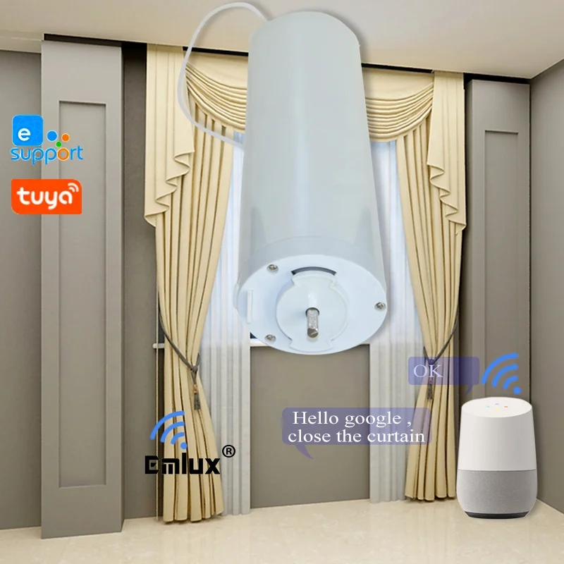 High quality Home Theater Electric Curtain Rod System electric