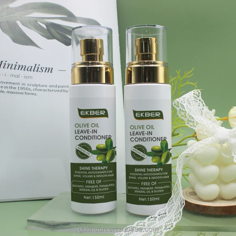 OEMODM Wholesale Natural Hair Care Leave-in Conditioner Spray Argan Oil Organic Olive Oil Nourishing Hair Essential Oil