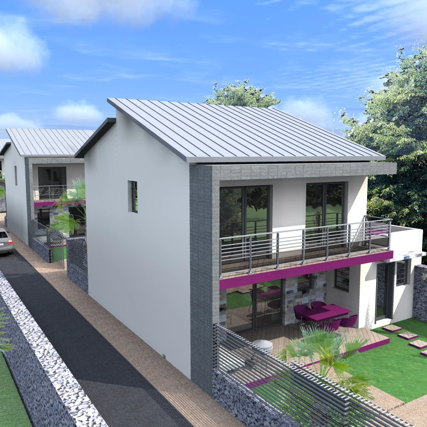 Daquan 140m2 Modern Villa Light Steel Frame House Casas Prefabricadas De 3 Hab  2 Bedrooms 2 Bathrooms