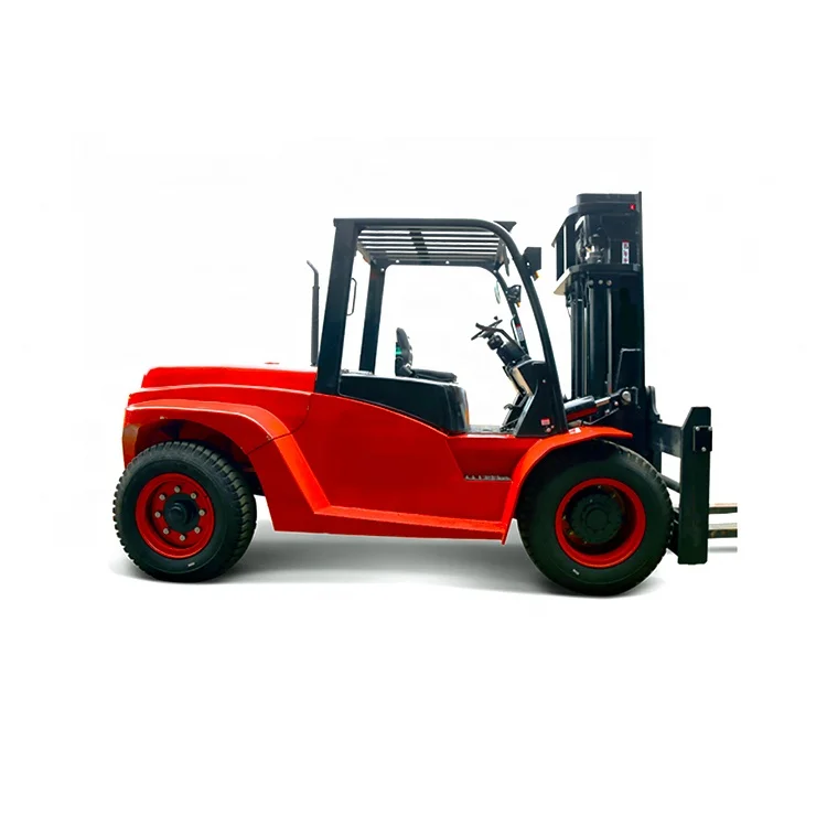 hot sale Diesel forklift container handling solid tyre 10ton diesel forklift
