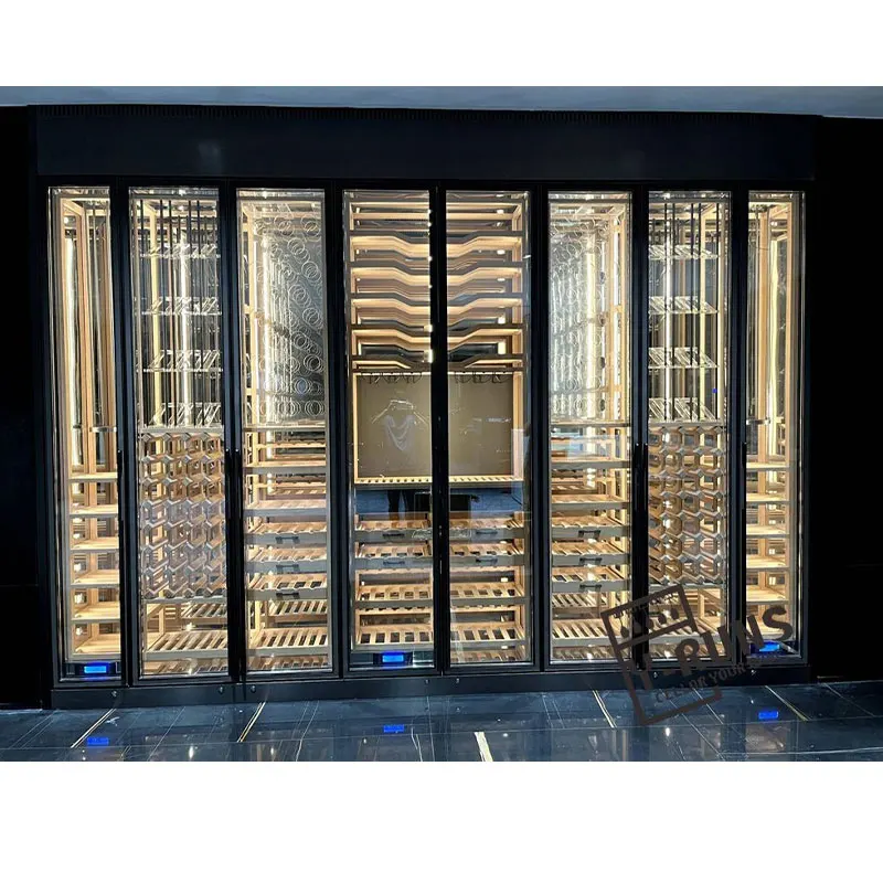 Commercial cooler custom wine bottle coolers wine electric cooler with wine dispenser machine