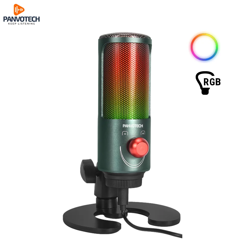 Panvotech Wholesale Professional USB Microfono Condensador Gaming Recording Studio Microphones