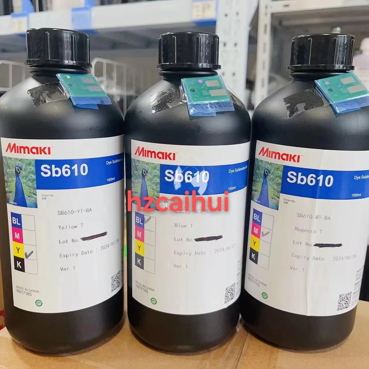 Оригинальные чернила Mimaki 1000 мл/1 л SB610 для копировального принтера TS100-1600