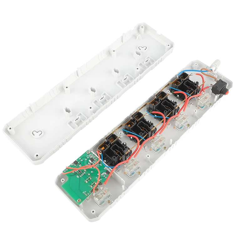 Universal Uk Standard Surge Protector 3000W New Power Strip With Usb Charging Ports 4 Way Outlet Extension Plug Socket