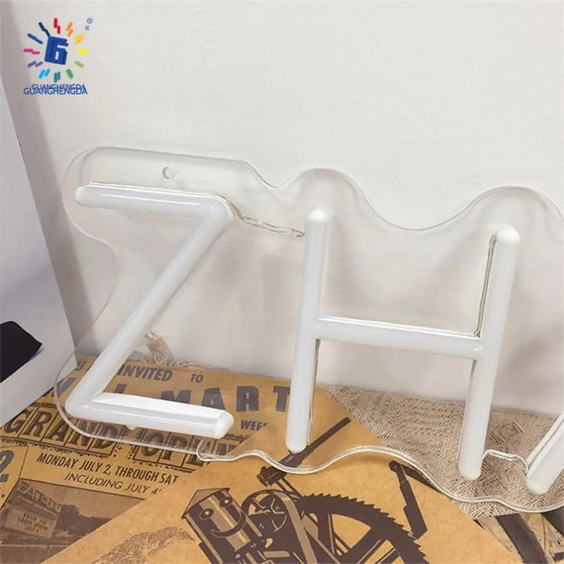 Professional Check Mark Palm Tree Mr & Mrs Neon Sign