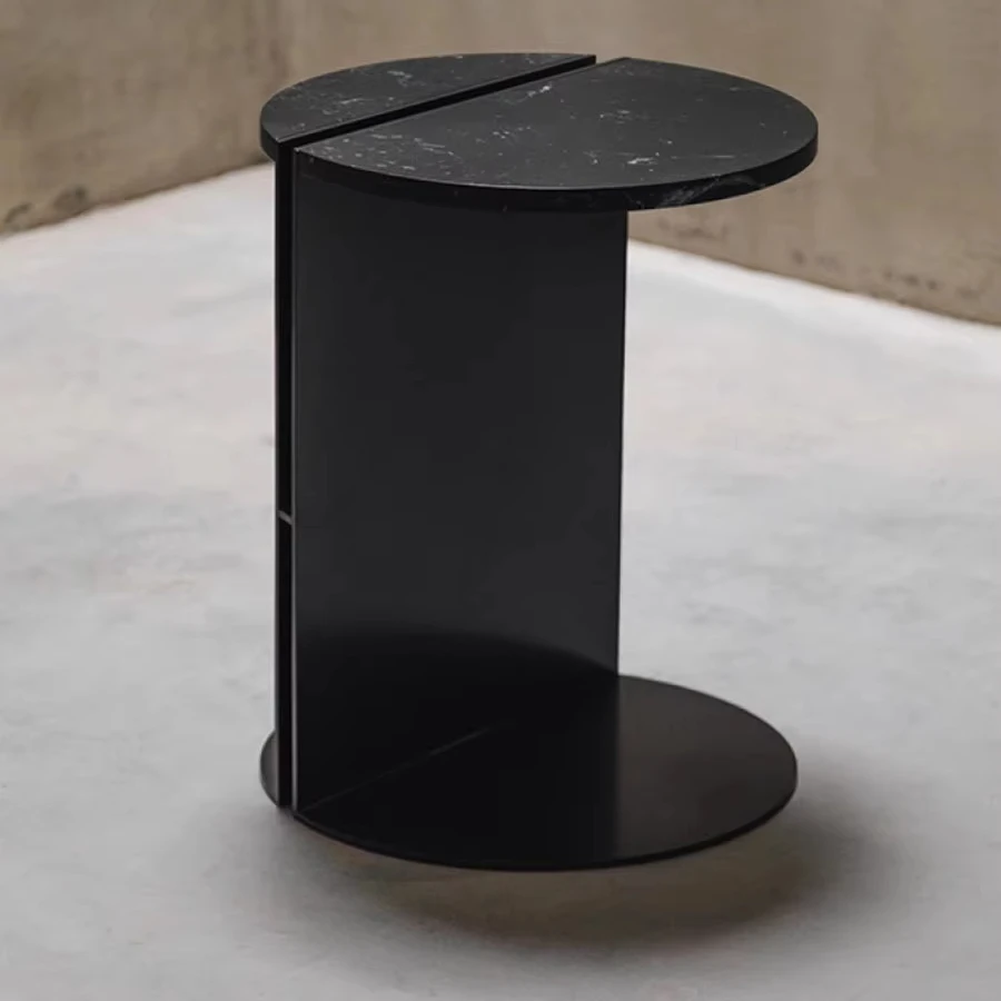 Nordic Light Luxury Marble Corner Table Modern Designer Small Apartment Small Coffee Table