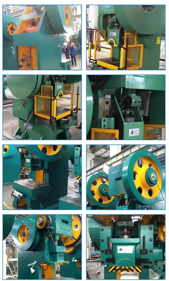 C frame single crank Eccentric Mechanical Power Press Machine 80 Ton Punch Press