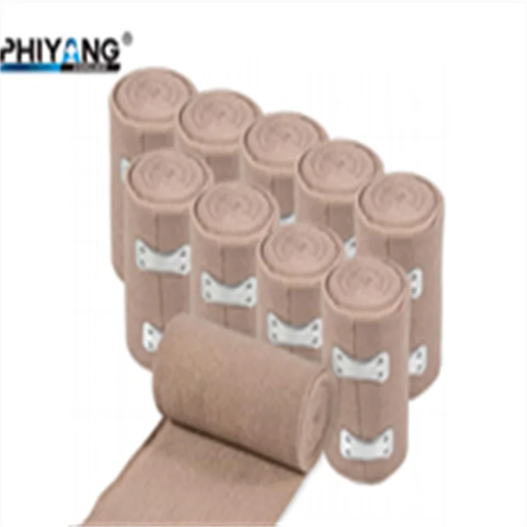 Compression and Support for Foot  Provided Latex-Free Elastic Bandage Wrap for Medical Sports Injuries and Sprains