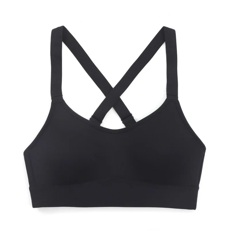 TOPKO High Quality ODM OEM Wholesale one piece  high impact padded sport bra nude sport with logo yoga sports bra long crop