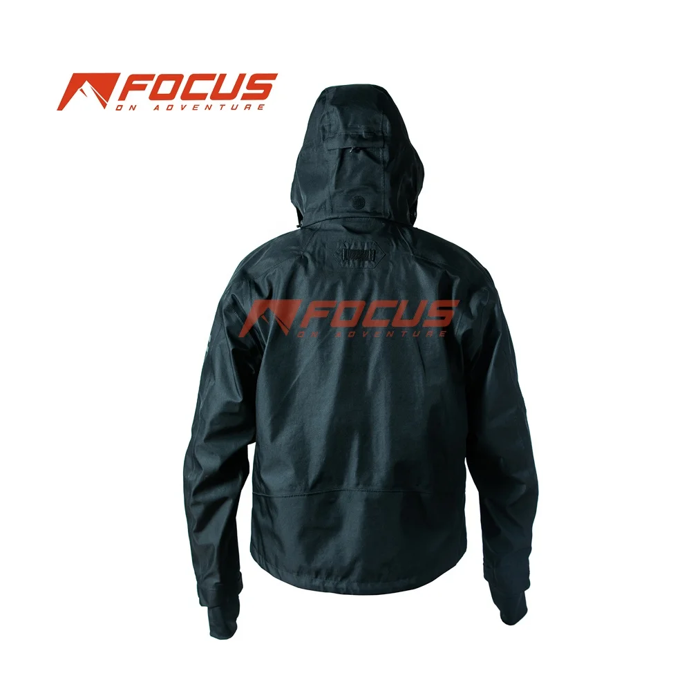 Long Sleeve Windproof Cycling Raincoat Jacket Custom Waterproof Breathable Men Fishing Jacket and Outdoor Jacket for Camping