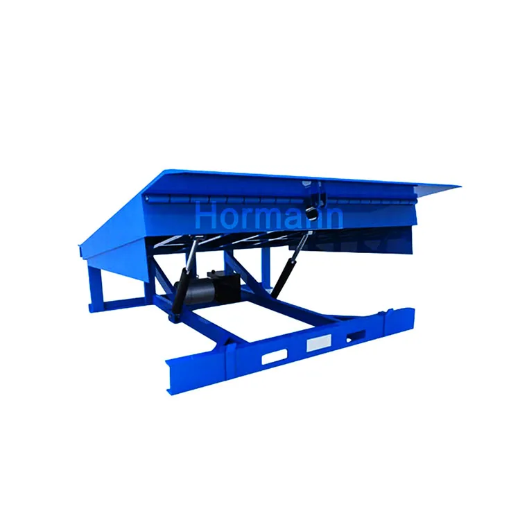 Storage cold storage special hydraulic unloading platform, mobile small ramp unloading machine