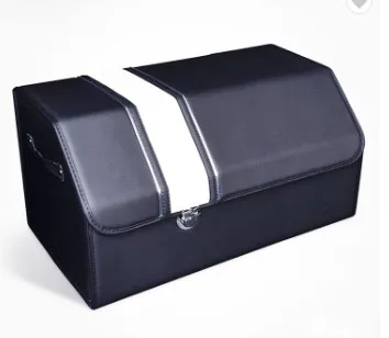 Custom Logo Leather/EVA/XPE Waterproof Car Trunk Storage Organizer