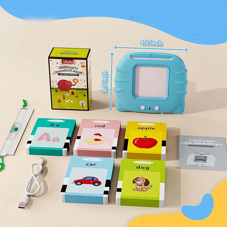 Custom Printing 1-3 Years Old Audible Flash Cards Arabic Alphabet Mindfulness Fashcard Reader