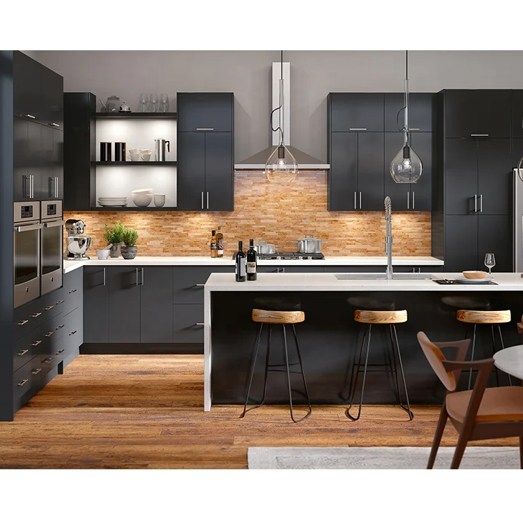 High end full house customize cabinets accessories handle free modular armarios de cocina