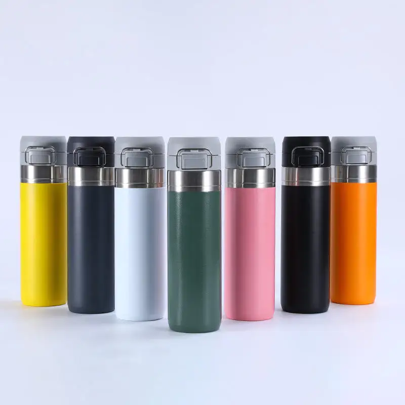 Portable 800Ml Stainless Steel Insulated Cup Wall Vacuum  Cup Stainless Steel Insulated Water Bottle