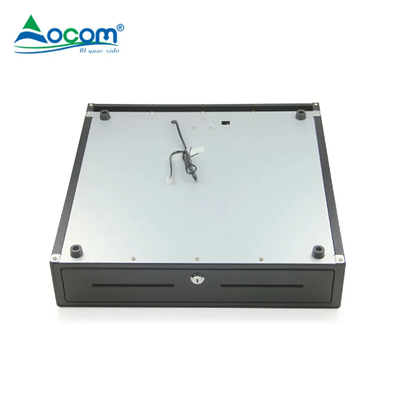 ECD-460S OCOM 460mm Wide Large  5 Bill and 8 Coin Trays Metal Cash Drawer for Cash Registers