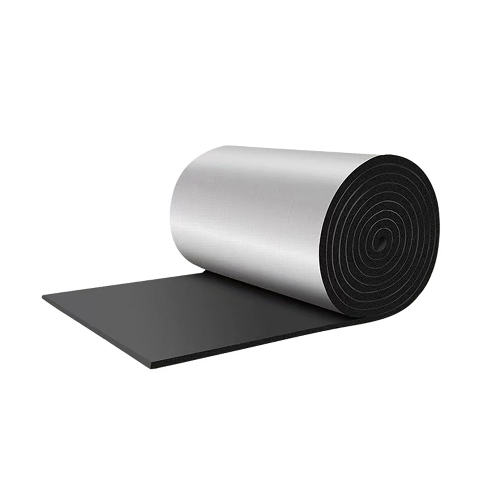 10mm nitrile rubber insulation sheet nbr production line insulation sheet with aluminum foil sheet